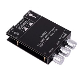 DollaTek TPA3116D2 2*50W Bass AMP Bluetooth 5.0 Subwoofer Amplifier Board 2.0 Channel High Performance Audio Stereo Amplifier Board