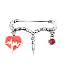 PLITI Phlebotomist Gift Venipuncturist Gift Phlebotomy Technician Gift Phlebotomy Graduation Gift Medical Brooch For Phlebotomist (Phlebotomist brooch)