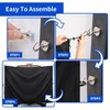 7.5 x 6 ft Black Large Adjustable Waterproof Car Tail