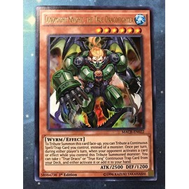 Yugioh 1st Ed Dinomight Knight, the True Dracofighter MACR-EN022 Ultra Rare 1st Edition Maximum Crisis Cards