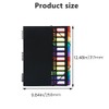 Expanding File A4, Portable Document Folder A4 with 12 Compartments,
