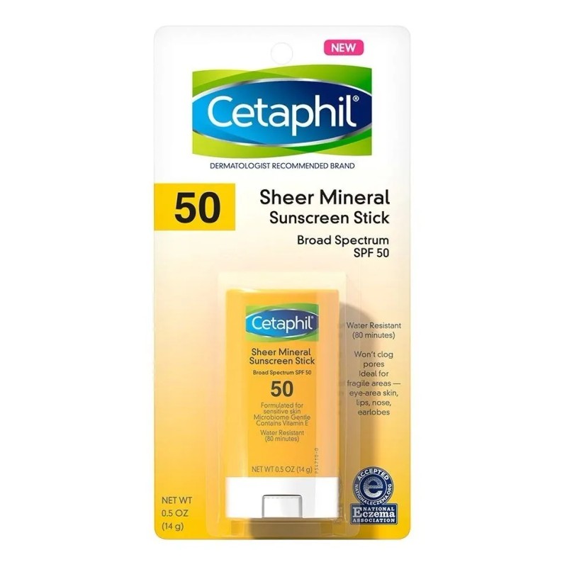 Cetaphil Bloqueador Protector Solar Mineral Facial en Stick SPF 50