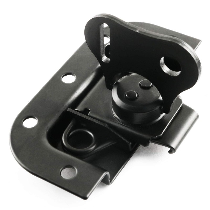 SQXBK Butterfly Turn Catch 2PCS Black Recessed Spring Loaded Butterfly