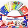 MUMULULU 12 Pack Birthday Gift Bags with Ribbon Handle and