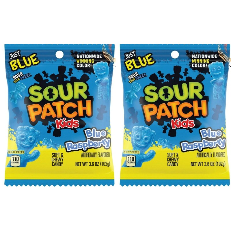 Sour Patch Kids 12 x Bags Sour Patch Kids Blue