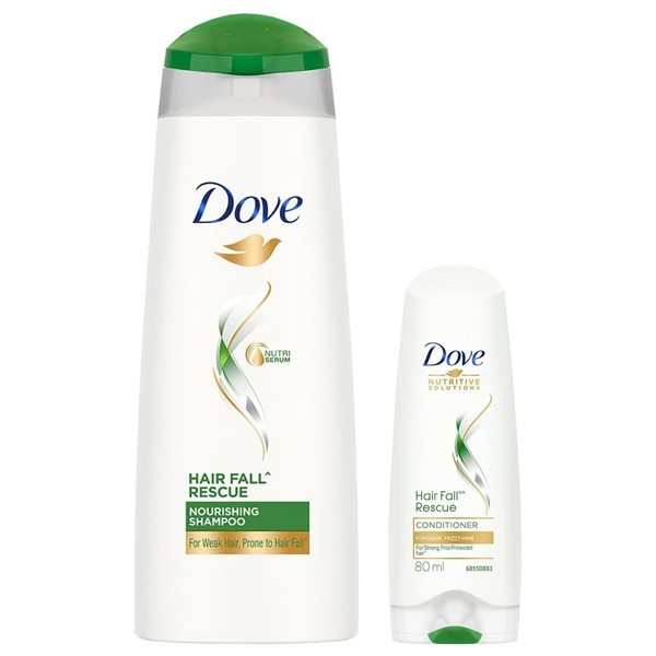 Hair Fall Rescue Shampoo and Conditioner Set, 180ml Shampoo, 80ml