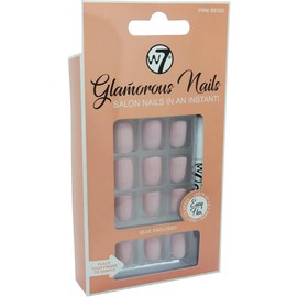 W7 Glamorous Nails - Pink Beige (met nagellijm)