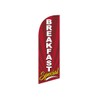Breakfast Special 6ft Swooper Feather Flag for Restaurants Business outdoor