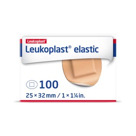 Leukoplast Elastic Non-Sterile Wound Dressing Strips - Box of 100