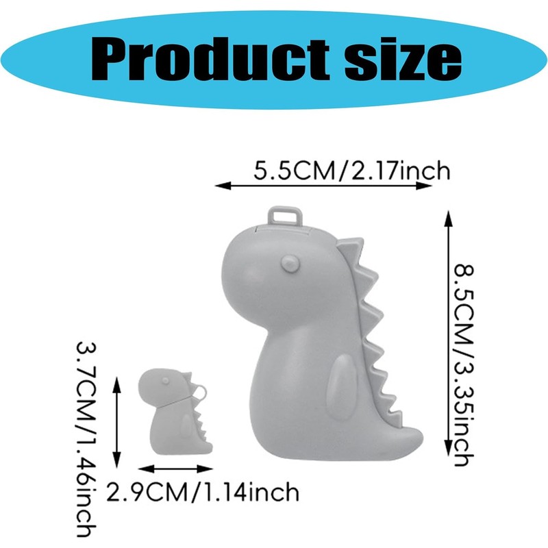 Protector de cepillo de dientes con tema de dinosaurio, funda