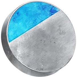 Powerful Ice Packs, Incredible Cold Power, Round Size, Diameter 3.7 inches (9.5 cm), Set of 1 (Twice Fast & Keeps Cold Longer) Stainless Steel Ice Packs, Compact, Long Lasting, Can Be Used Repeatedly