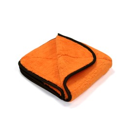 Maxshine Ultimate Crazy Microfiber Towel (1000GSM) Orange - Professional Microfiber Towels for Car, Drying Car Towels, Microfiber Cleaning Cloth - Auto Detailing, 1 Pack, 16" x 16"