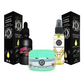Kit Jye Premium Aclarador Serum,crema Nacar,papa 3 Piezas