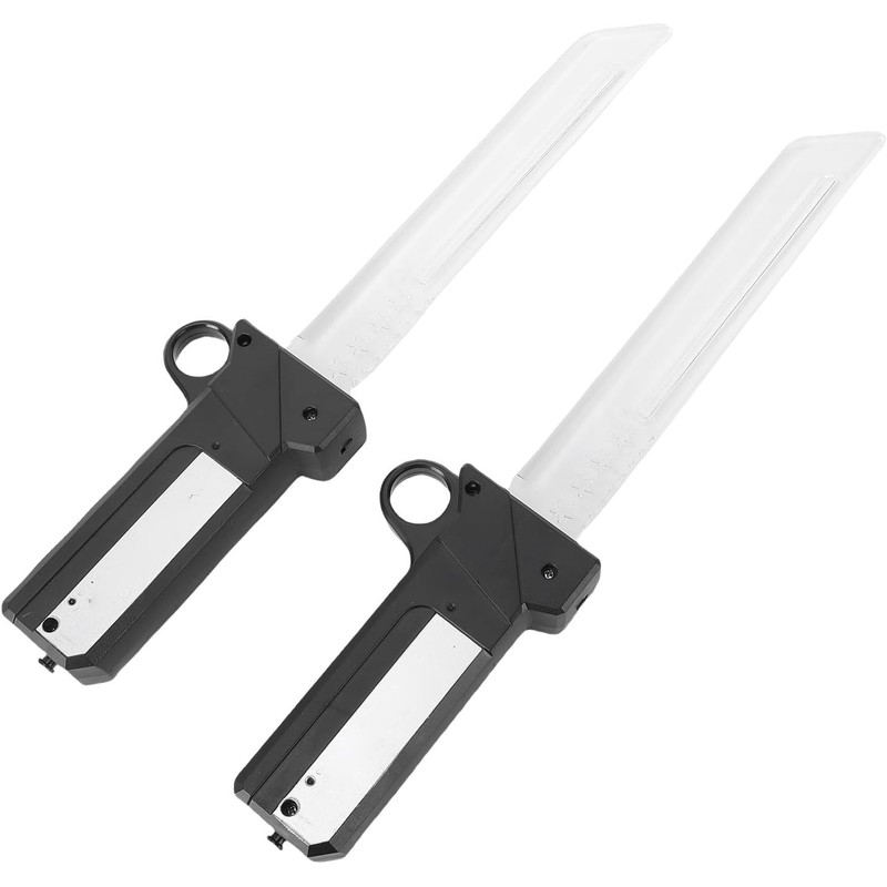 Alomejor Sable de Luz, Hoja Retráctil Doble con Luces LED