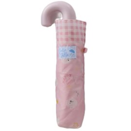 Miyajima 20750 Folding 19.7 inches (50 cm) Junior Mokomoko Pink Ribs, 19.7 inches (50 cm)