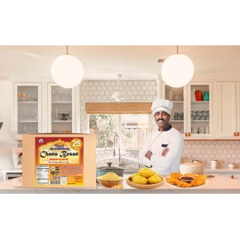 Rani Chana Besan (Chickpeas Flour, Gram) 400oz (25lbs) 11.36kg Bulk Box ~ All Natural | Vegan | Gluten Friendly | NON-GMO | Kosher | Indian Origin