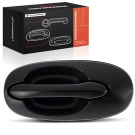 A-premium - Manija de Puerta Corredera Izquierda para Puerta Exterior Compatible con Kia Sedona 2002 2003 2004 2005, Color Negro Imprimado, Reemplazo# 0K52Y-73410XX