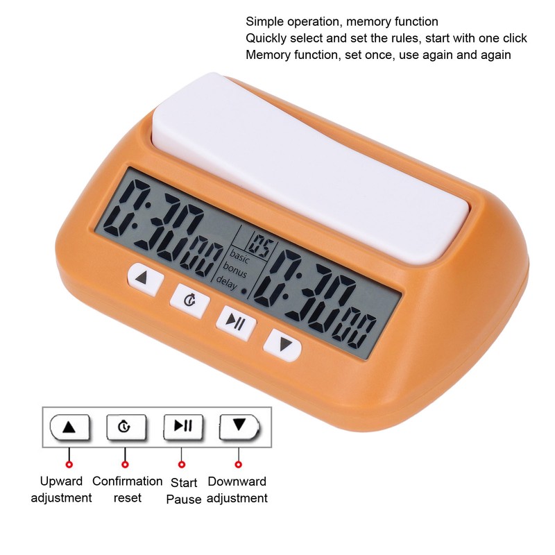 Chess Clock Digital Chess Timer Portable Chess Timer Professional Chess