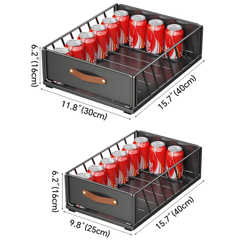 Pull out Cabinet Organizer Fixed with Adhesive Nano Film,Heavy Duty