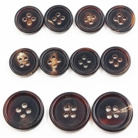 Kendany 11 Pieces Genuine Natural Horn Blazer & Suits Button Set - for Blazer, Sport ...