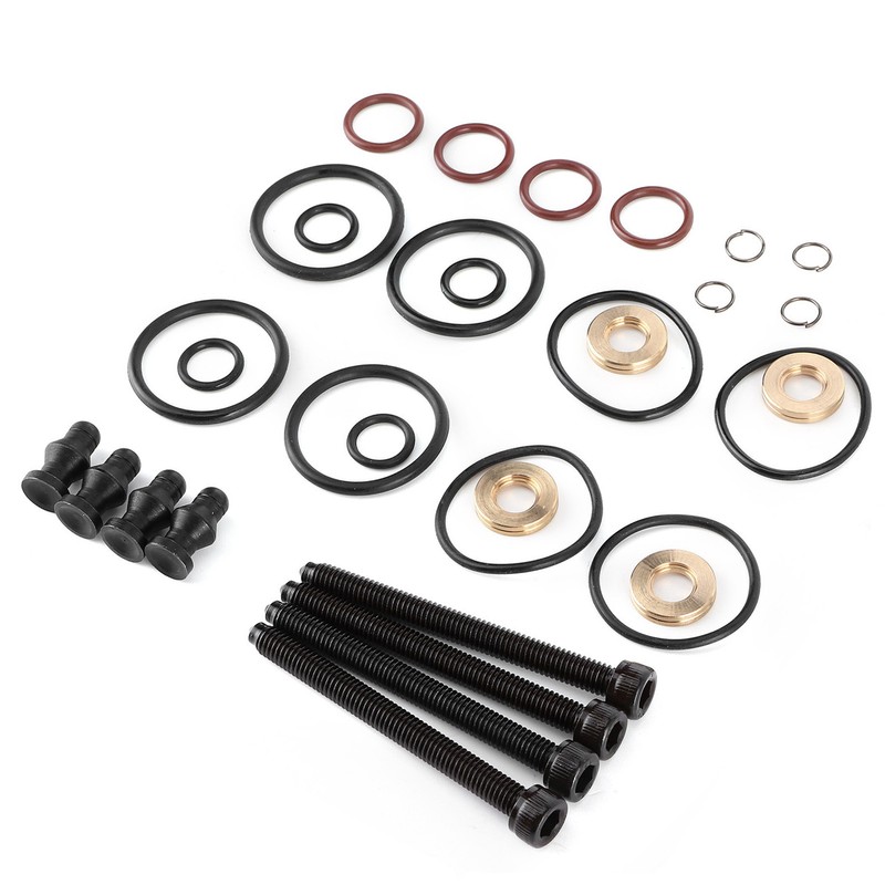 4Sets Fuel Injector Seal Repair Kit Sealing Assembly Clamp Bolt