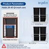 Insputer Dual Pull Out Trash Can Under Cabinet with Soft-Close
