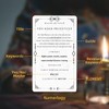 GINCEVHY 78 Clear Text Pattern Tarot Cards, Classic Tarot Learning