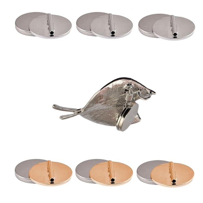 CuiCanfla 6 Pcs Mini Pin Brooch Converter, Magnet pin, Converter