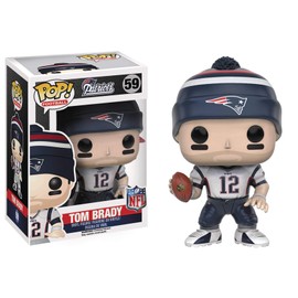 POP Football: Patriots - Wave 3 Tom Brady Funko Vinyl Figure (Bundled with Compatible Box Protector Case)