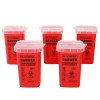 Sharp 샤프 폐기 용기 5팩 1쿼터 바늘 Sharp Disposable Container