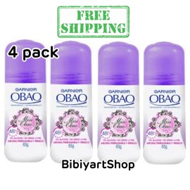 Garnier 4 Pack Garnier Obao Miss Obao Sexy Morado Deodorant Antiperspirant Roll On 🇲🇽