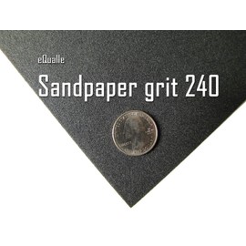 Sandpaper | 100 Sheets | Grit 240 | 9 x 11 | Sand Paper Wood Furniture Waterproof Assortment Silicon Carbide Abrasive Set Sanding Wet Dry Marble
