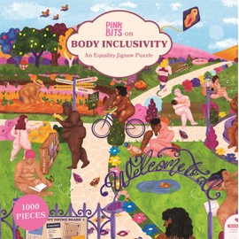 Pink Bits on Body Inclusivity: A 1000-Piece Equality Jigsaw Puzzle