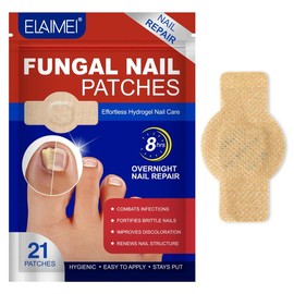 Fungal Nail Patches, 21pcs/box Nail Health Care Patches, Nail Fungus Care Patches, Suitable for Solving Fungal Nails and Other Nail Problems, Nail Supplies, Daily Care Nails Kit Set Manicure Comfort