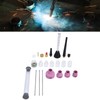 Argon Arc Welding Nozzle Kit Gas Flowmeter Tungsten Needle Sealing