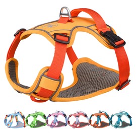 Paipeper Dog Harness, Small Dog Harness, Medium-Sized Dog Harness, Large Dog Harness, Dog Harness, Breastplate, Dog Wear, Anti-Pull, Night Reflection, For Training, Adjustable, Easy Installation,