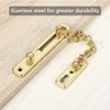WCHOSOZH Stainless Steel Door Chain Lock, Security Door Latch Lock