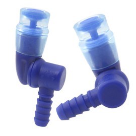 KIBBEH 2 Pack Hydration Bags Bite Valve Mouthpiece Replacement for Cross Country Bladder Bag 360 Degrees for Quick Acces & Easy Drinking Universal for Any Hydration Pack System (Blue)