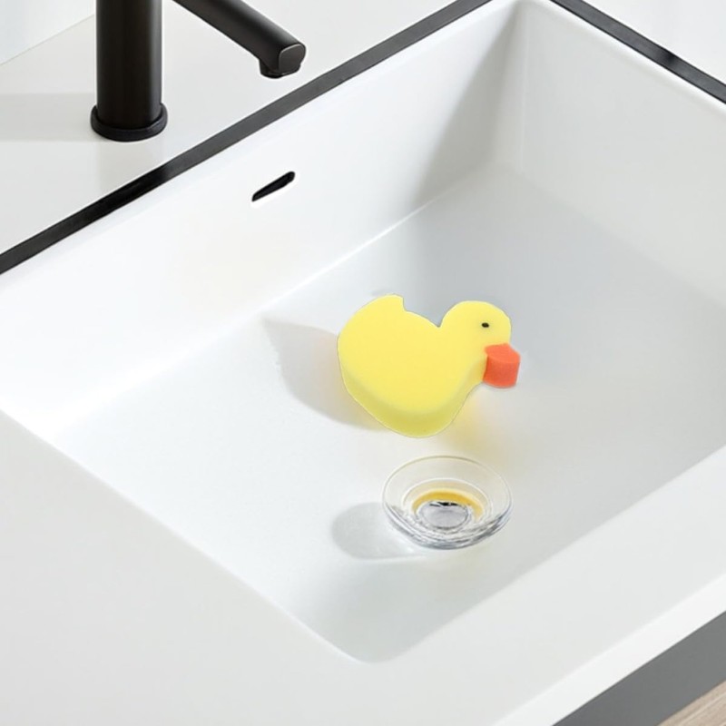 KALLORY Esponjas de baño para 5 unidades esponja multifuncional forma
