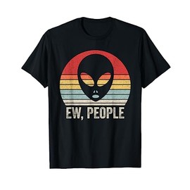 Vintage Retro Ew, People Alien T-Shirt