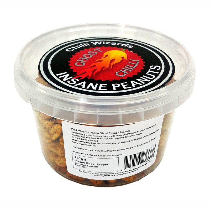 Insane Ghost Pepper Peanuts - Hot as Hell Seasoned Peanuts