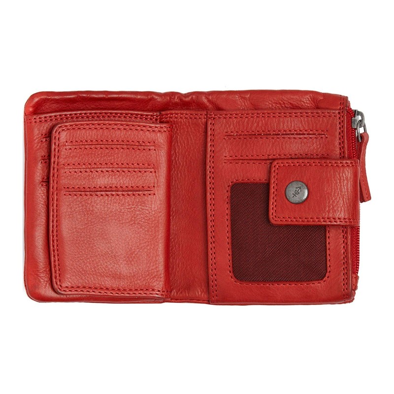 The Chesterfield Brand Mavona Leather Wallet 10 cm, red, Classic