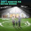 Solar Lights Outdoor Waterproof Motion Sensor - 416 LEDs 3000