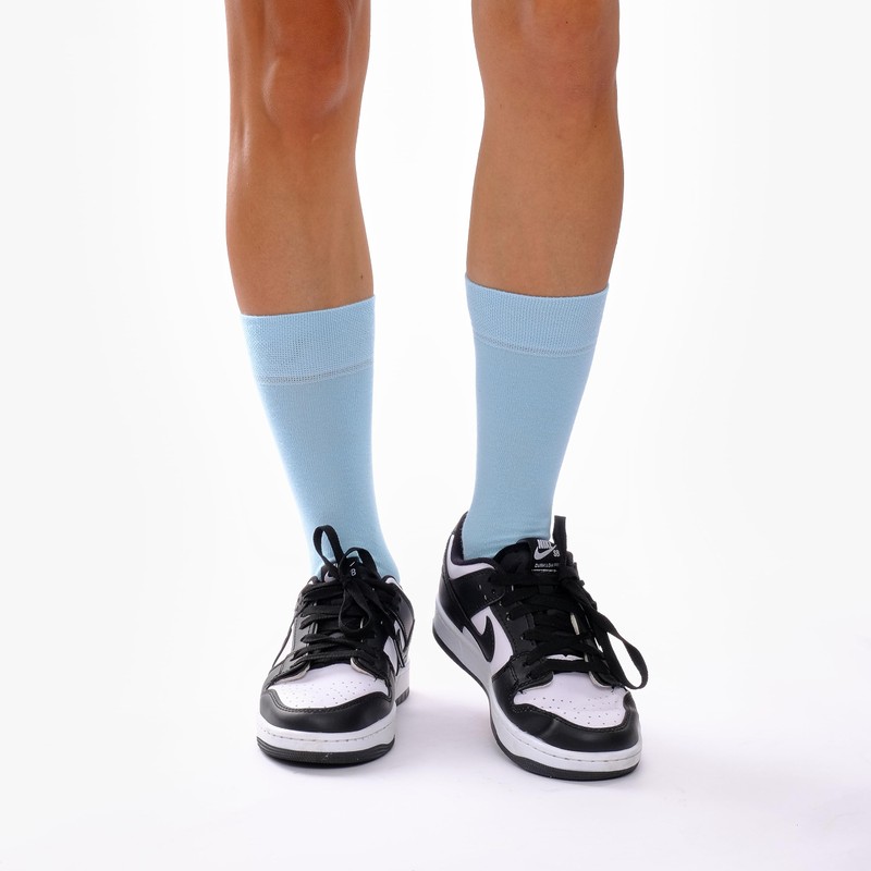 ONESCK Super Soft Cotton Dress Socks Vibrant Plain Colours for