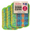 Wet-it! Skrubba 3-Pack Reusable Dish Scrubbers – Non-Scratch Scouring Pads