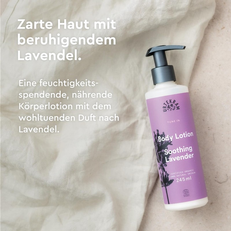 Urtekram Organic Soothing Lavender Body Lotion (1 x 245 ml)