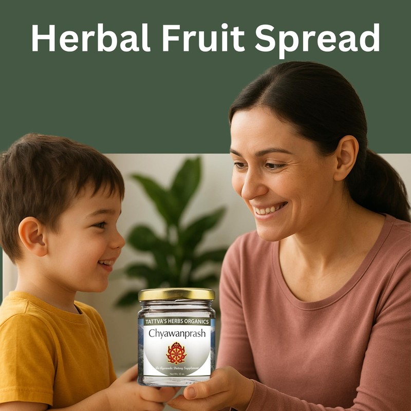 Tattva’s Herbs Chyawanprash Immunity Jam 10oz – Herbal Fruit Spread,