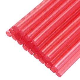uxcell 30pcs Mini Hot Glue Sticks for Mini Glue Gun, 4-inch x 0.28-inch Glue Gun Sticks for Art DIY Craft, Hot Red