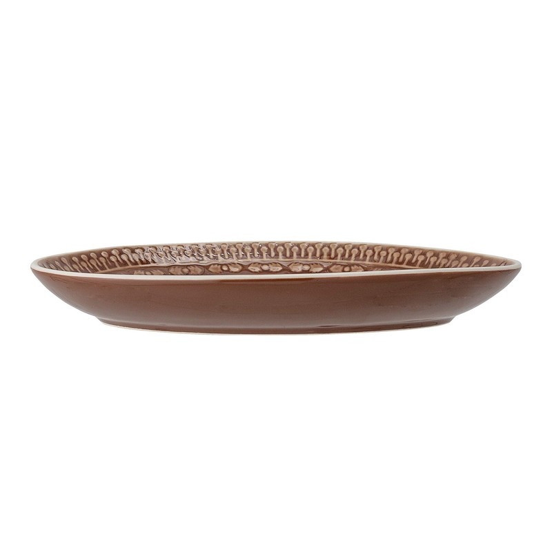 Bloomingville Rani Serving Plate, Brown, Ceramic