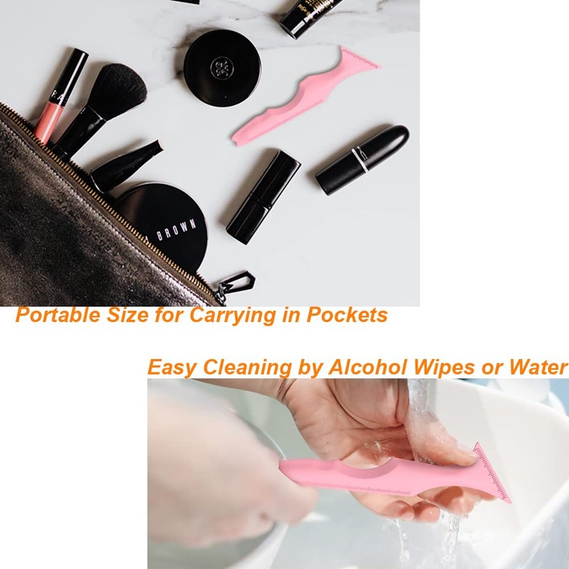 URGINO 5 in 1 Silicone Eyeliner Stencils Reusable Clean Winged
